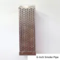 6-inch stainless steel pellet smoker tube for outdoor BBQ cold smoke generator - 15.5cm Small Square Smoker Box