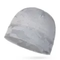 Lichtgrijze camouflage mesh fietsmuts ademende voering voor diverse buitensporten - 54-58cm Hoofdomtrek / Lichtgrijze Camouflage
