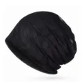 Elegante berretto slouchy in pizzo nero da donna, leggero e traspirante per il sole - Taglia unica / Stile Ananas / Nero