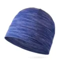 Lichtgewicht blauw gestreepte ademende mesh fietsmuts voor outdoor sportactiviteiten - 54-58cm Hoofdomtrek / Gestreepte Blauw