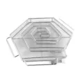 Hexagonal spiral cold smoke generator for BBQ smokers, durable stainless steel mesh tray - Stainless Steel Hexagon Smoker Box