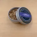 Virutas de madera de manzano natural para cócteles y barbacoa en una lata portátil - Madera de Manzano / Paquete de 20g (57x27mm)