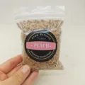 Natural peach wood chips for cocktail smoking in 50g transparent packaging bag - Peach Wood / 50g Weight