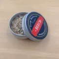 Virutas de madera de haya naturales para ahumar cócteles en lata de metal plateada - Madera de haya / Paquete de 20g (57x27mm)