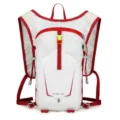 Ultra-light hydration backpack for marathon running and outdoor cycling - White