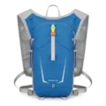 Lightweight blue hydration backpack for marathon running and outdoor cycling sports - Sapphire Blue