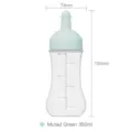 Professional mint green 350ml squeeze sauce bottle for kitchen condiments and salad dressings - Single Hole Mint Green / 350ml