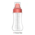 280ml squeeze sauce bottle for kitchen condiments in unique Finland Red finish - Five Hole Finland Red / 350ml