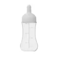 350ml white PE squeeze condiment bottle with scale markings for kitchen sauce storage - Single Hole White / 350ml