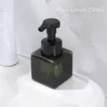 Dark green 250ml square foaming soap dispenser bottle for facial cleanser and mousse - 250ML / Dark Green