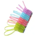12-pack windproof plastic clothes clips in vibrant colors for laundry drying - Set of 12 / Multicolor