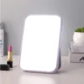 Portable minimalist lavender folding makeup mirror for dormitory desktop dressing table - Small Style / Nordic Purple