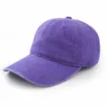 Klassische verwaschene violette Baumwoll-Baseballkappe mit verstellbarem Riemen - Verstellbar / Lila