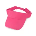 Vibrant hot pink women's sun visor hat for athletic running and summer sun protection - Adjustable / Water Red
