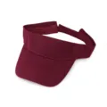 Maroon adjustable sun visor hat for summer sports and casual outdoor running - Adjustable / Burgundy
