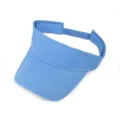 Adjustable sky blue empty top sun visor hat for outdoor running and summer sports - Adjustable / Lake Blue
