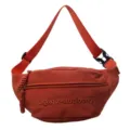Marsupio multifunzionale minimalista arancione rossastro con testo ricamato studiobag - Taglia L / arancio-rosso