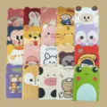 Juego de mini cuadernos troquelados de dibujos animados con varios diseños de animales - Patrón A (Aleatorio) / Patrón Aleatorio