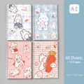 Set di graziosi quaderni a spirale A5 con coniglietti, 60 fogli 120 pagine dettaglio - Peter Pan