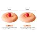 Dustproof pink silicone cup lid 10cm diameter fits mugs up to 9cm wide food grade - 10cm Size / Pink