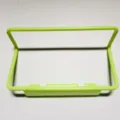 Light green door-back plastic towel rack for kitchen cabinet storage and organization - Green