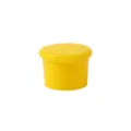 Silicone wine bottle stopper yellow sealing cap food grade bottle plug for home use - Yellow