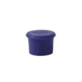 Blue silicone wine bottle stopper sealing cap for fresh storage, simple household design. - Blue