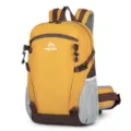 Zaino da trekking professionale leggero giallo e marrone per escursioni e viaggi - Giallo Senape