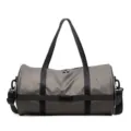 Borsa sportiva alla moda di grande capacità in grigio per viaggi e fitness palestra - Grigio