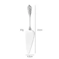 Elegant vintage silver-plated cake server with measurements, 21cm long and 47g weight - Cake Server Shovel / Silver