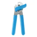 Apriscatole manuale in acciaio inox con manici blu e sollevatore magnetico per coperchi - Blu (Blu A)