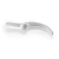 Portable white plastic handle dispenser for cola and mineral water bottles - 2.8cm Diameter White Handle Style