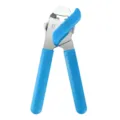 Apriscatole manuale in acciaio inox con manici blu ergonomici per cucina moderna - Blu (Blu B)