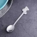 Christmas themed stainless steel coffee spoon with creative sock shape handle for dessert - Christmas Sock