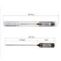 Termómetro digital para alimentos TP101 con sonda de 14,8 cm y tubo de almacenamiento - Pantalla Digital / Termómetro 1 Pieza