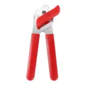 Apriscatole manuale in acciaio inox con manici rossi - Rosso (Rosso C)