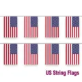 Ghirlanda di bandiere USA in poliestere per decorazione eventi sportivi mondiali - Stati Uniti