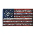 Vintage 90x150cm US-Flagge zum 2. Verfassungszusatz aus Polyester für patriotische Deko - Vintage 2nd Amendment Stil(2)