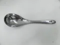 Large stainless steel soup spoon with thick long handle and hanging hole detail for kitchen - Style 3 Rice Spoon