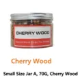 Premium 70g natural cherry wood chips for smoker, cocktail smoking gun accessory - Cherry Wood / Small Bottle A (70g)