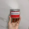 Premium 70g natural beech wood chips in a jar for cocktail smoking gun and BBQ use - Beech Wood / Small Bottle A (70g)