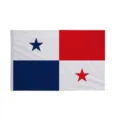 Hochwertige Panama Nationalflagge 90x150cm aus strapazierfähigem und leichtem Polyester - Panama Flagge Ösen-Stil