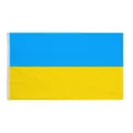Große Ukraine Nationalflagge 3x5 Fuß aus strapazierfähigem Polyester mit Metallösen - Mit Metallösen