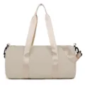 Borsa sportiva beige di grande capacità per fitness e brevi viaggi di lavoro - Taglia L / Bianco avorio