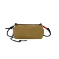 Khaki Outdoor-Wasserflaschentasche aus Nylon mit schwarz-weißem Seil-Schultergurt - 5 / Braun