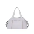 Lightweight sports yoga gym bag in light grey with adjustable shoulder strap - Light Gray