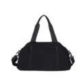 Professional black sport gym bag for yoga and travel with adjustable shoulder strap - Black