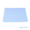Tapis rafraîchissant bleu clair en soie glacée pour chiens et chats, coussin d'été - XS: 40*30CM / Bleu clair