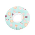 Soft padded Elizabeth pet collar featuring cute cartoon animal patterns for cats and dogs - M: Diameter 25cm / Mint Green Sunflower