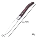 Professioneel steakmes van roestvrij staal met houten handvat, afmetingen: 22,7 cm, 91 g - Steakmes / 22,7 cm